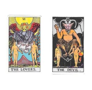 devil and lover tarot card