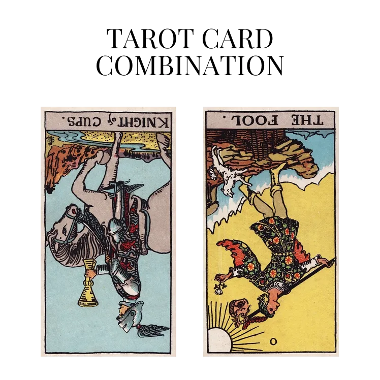 Free Tarot Cards Reading Knight Of Cups Reversed AND The Fool Reversed